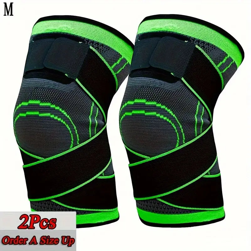 Green Knee Support Braces for Men & Women